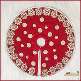 Shaneel Heavy Gotapatti Work Red Laddu Poshak